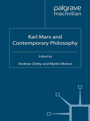 cover image of Karl Marx and Contemporary Philosophy